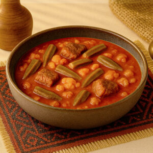 Okra lamb