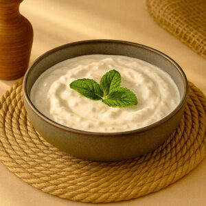 Yogurt with cucumber